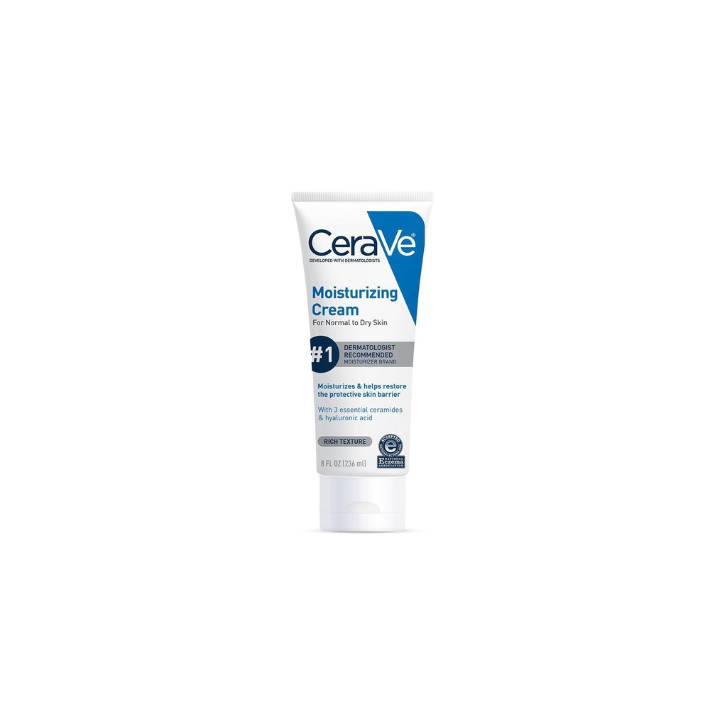 CeraVe Moisturizing Face & Body Cream for Normal to Dry Skin - 8 Fl Oz