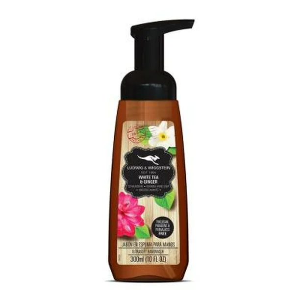 JABÓN EN ESPUMA PARA MANOS Ludwig & Wiggstein white tea & ginger 300 ml