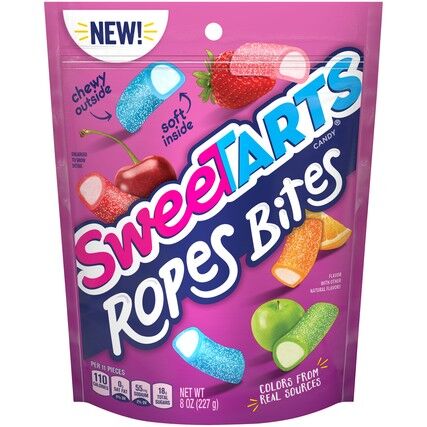 SweeTarts Ropes Bites Candy, 8 Oz